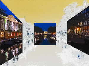 Amsterdam Canals #1 by Yolanda V. Fundora, Digital Image (2013)